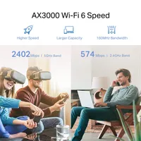 TP-Link RE705X AX3000 Mesh Wi-Fi 6 fehér lefedettség növelő #5