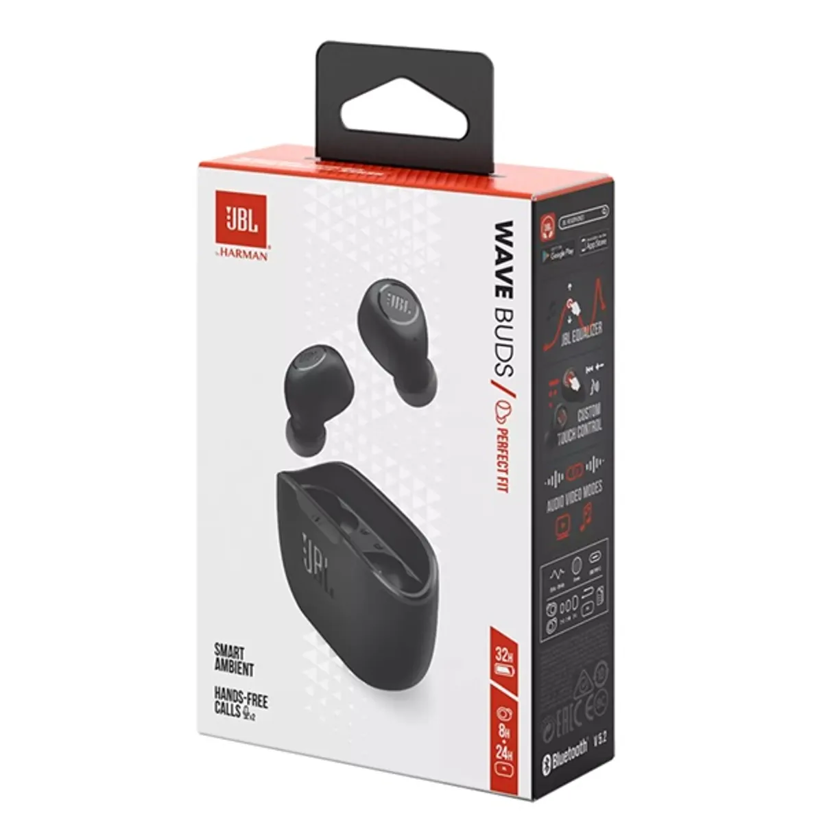 JBL Wave Buds BLK True Wireless Bluetooth fekete fülhallgató #8