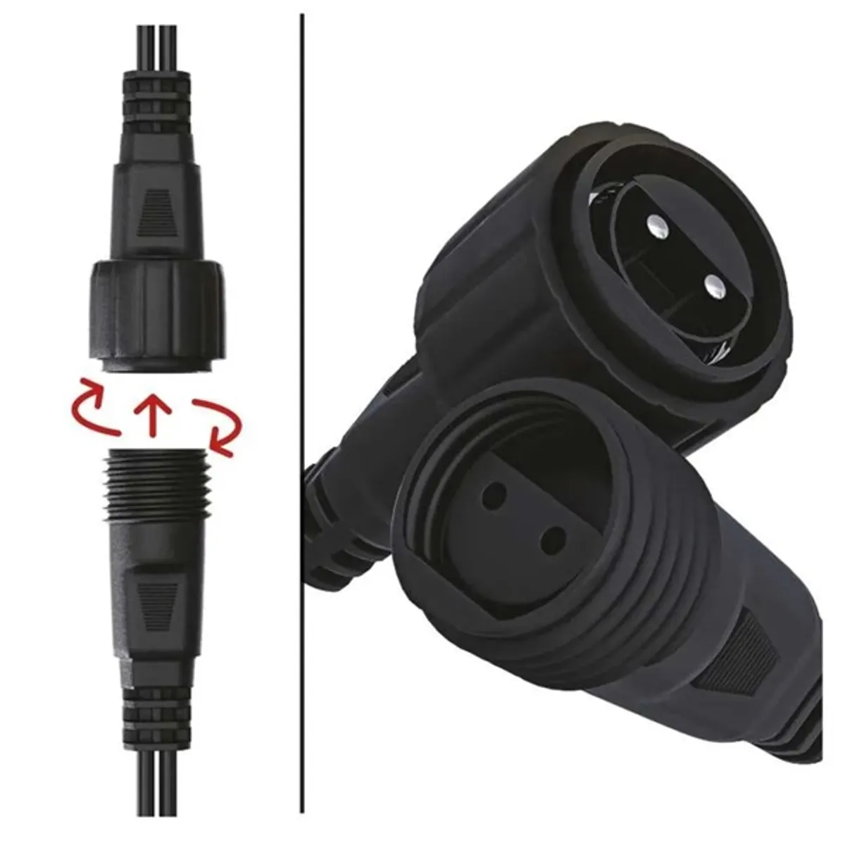 Emos D1CC03 CNT 2,5m 100LED IP44 12W időzítős hideg fehér jégcsapok kezdő készlet #4