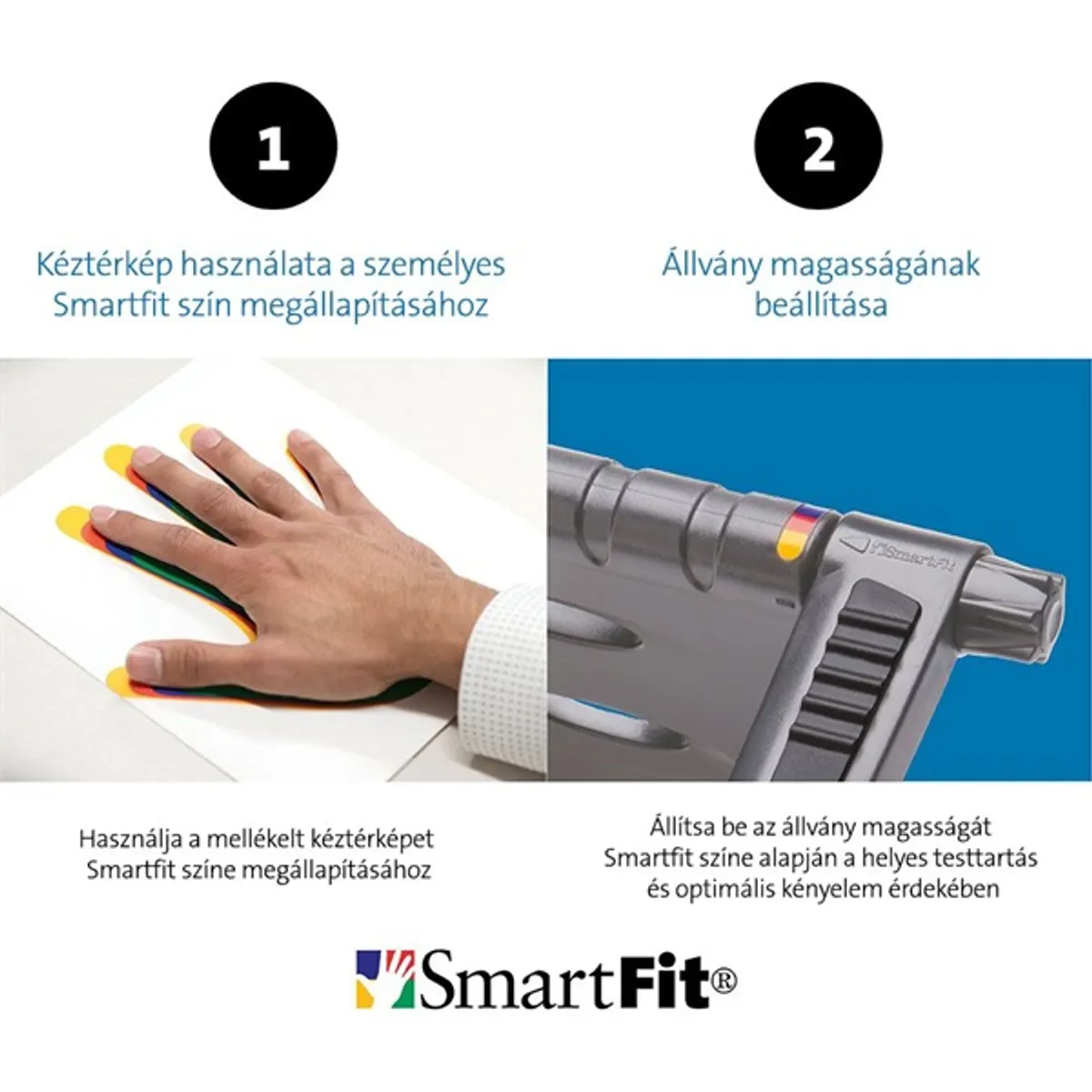 Kensington 60112 SmartFit Easy Riser állítható magasságú szürke notebook állvány #4