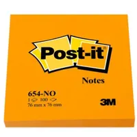 Post-it 76x76mm 100lap neon narancs jegyzettömb #3