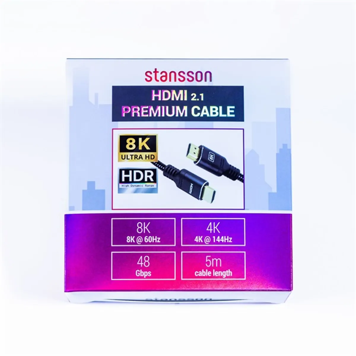 Stansson 5m HDMI 2.1 kábel #2