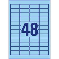 Avery L6039-20 45,7x21,2mm visszaszedhető 960db-os kék etikett #4