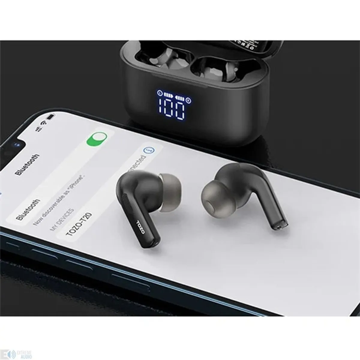 TOZO Tonal Pods True Wireless Bluetooth fekete fülhallgató #3