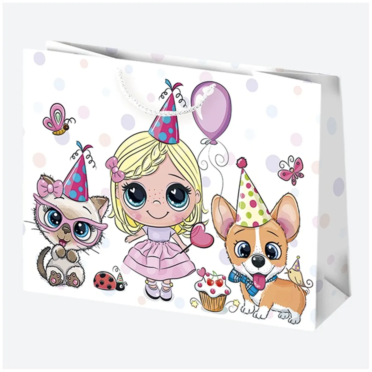 IRIS ajándéktasak, különböző színekben és mintákkal, 380x290x100 mm #6