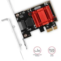 Axagon PCEE-GIX Gigabit Ethernet 1 sávos PCI-Express kártya #3