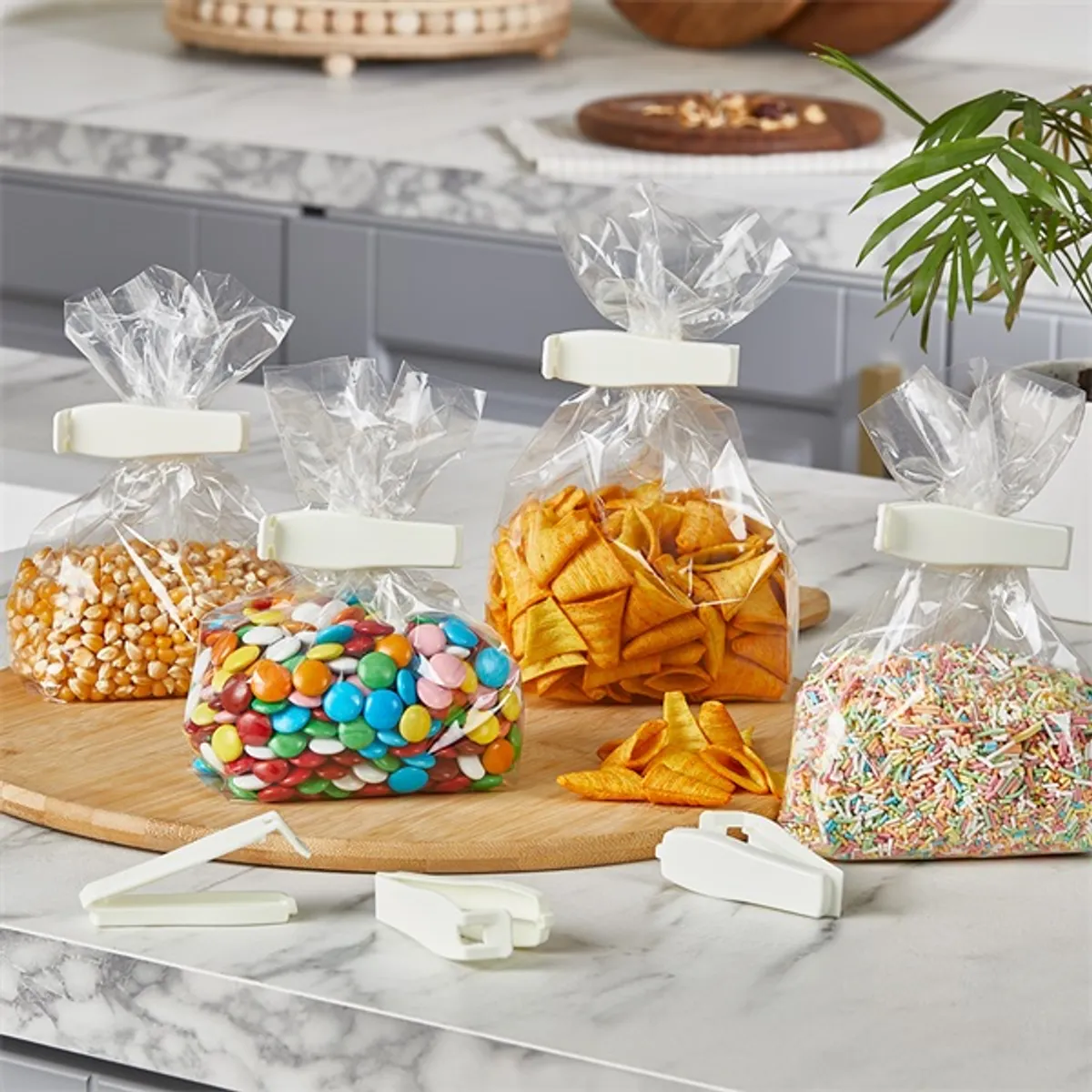 IRIS L-00364 Zacskózáró csipesz 5 darabos #2