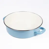 TOO LINE BLUE LOW 3,2 literes, 24cm átmérő, 7,5cm magasságú alacsony lábas (fazék) üveg fedővel #3