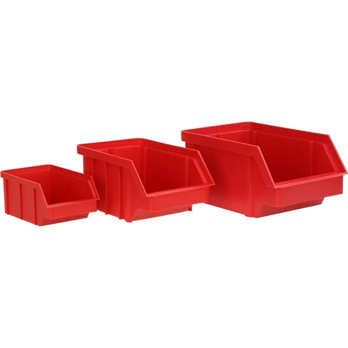 Stalflex BIN-M-R piros színű közepes méretű tárolódoboz #1