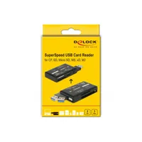 Delock 91758 CF/SD/Micro SD/MS/M2/xD memóriakártyákhoz USB 3.2 kártyaolvasó #5