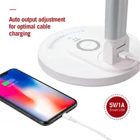 Taotronics TT-DL036 fehér LED lámpa, vezeték nélküli töltővel, gyorstöltő funkcióval #10