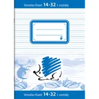 ICO Süni A5 14-32 1.osztályos vonalas füzet