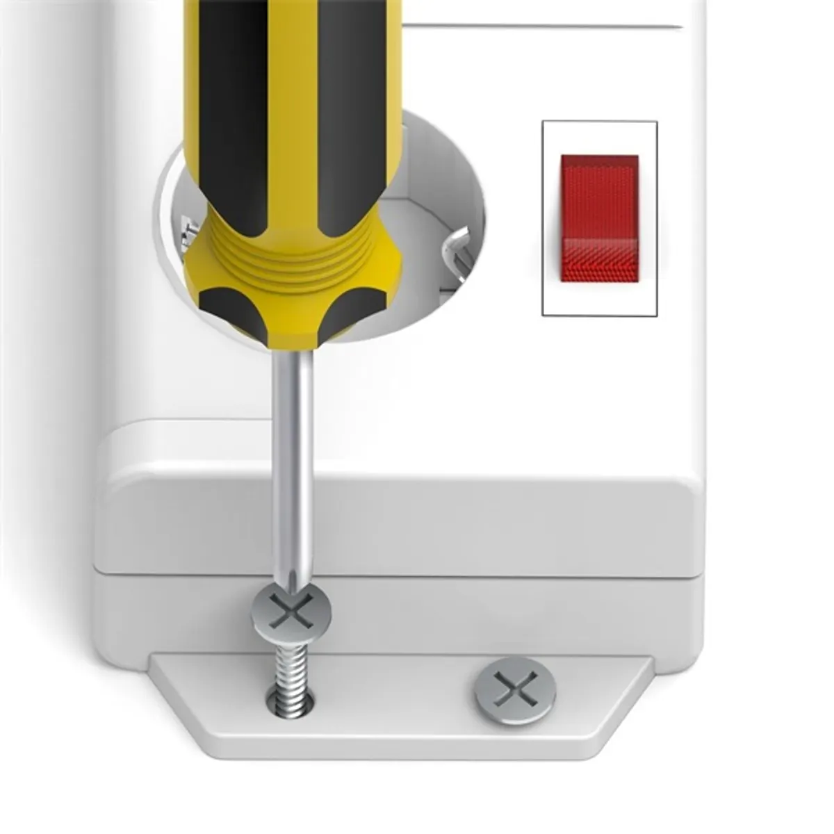 Hama 00223159 6 aljzat 1,4m fehér kapcsolós elosztó #3