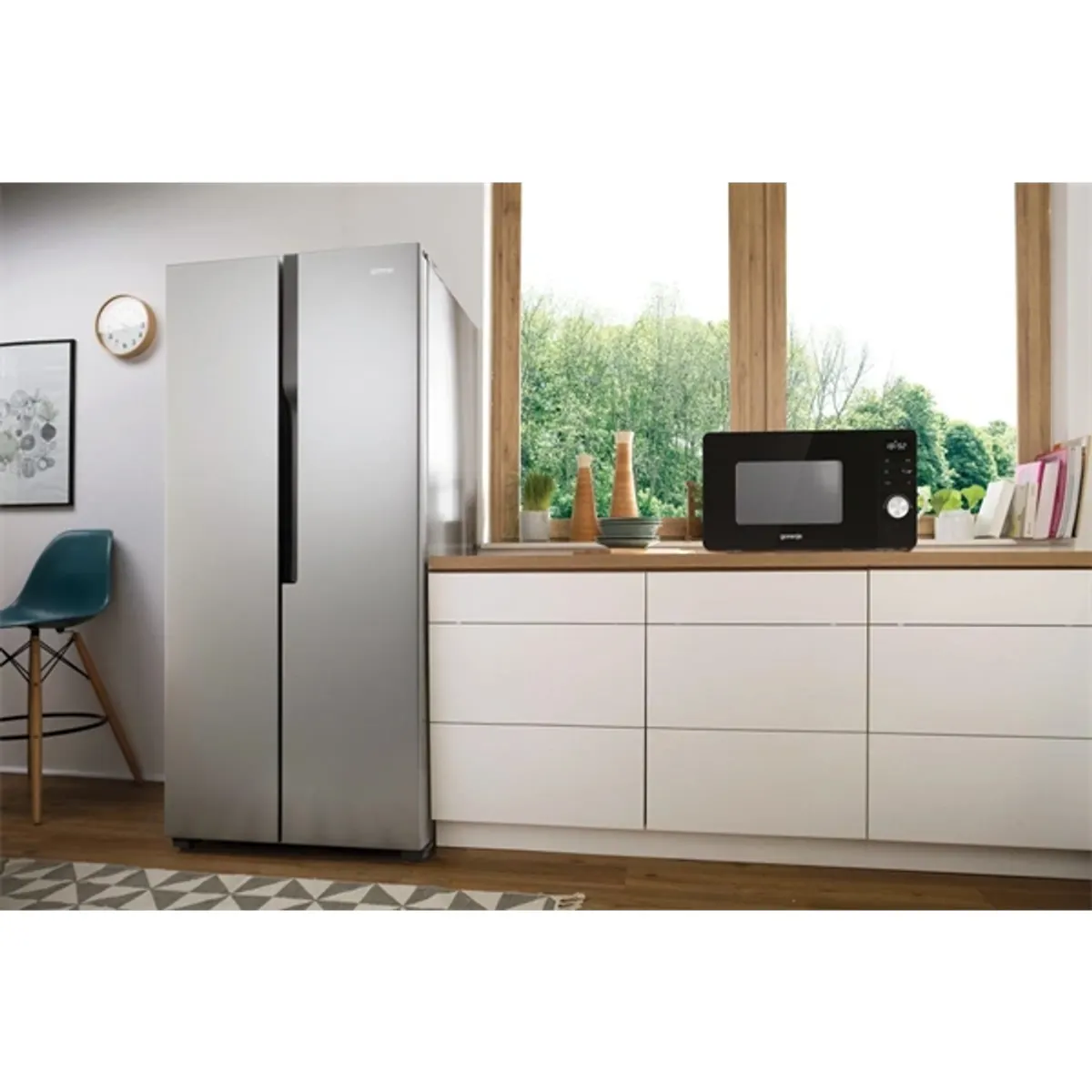 Gorenje MO20A3B 800W 20L fekete mikrohullámú sütő #6