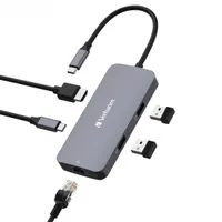 Verbatim 32150 USB-C Pro Multiport CMH-05 5in1 ezüst HUB #2