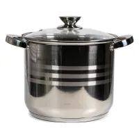 TOO LP-7171-7L prémium rozsdamentes edény  7,2 liter fazék/lábas+fedő 22 x 22cm #1