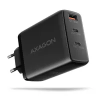 AXAGON ACU-DPQ100 3x port (USB + dual USB-C), PD3.0/QC4+/PPS/Apple 100W fekete GaN töltő #1