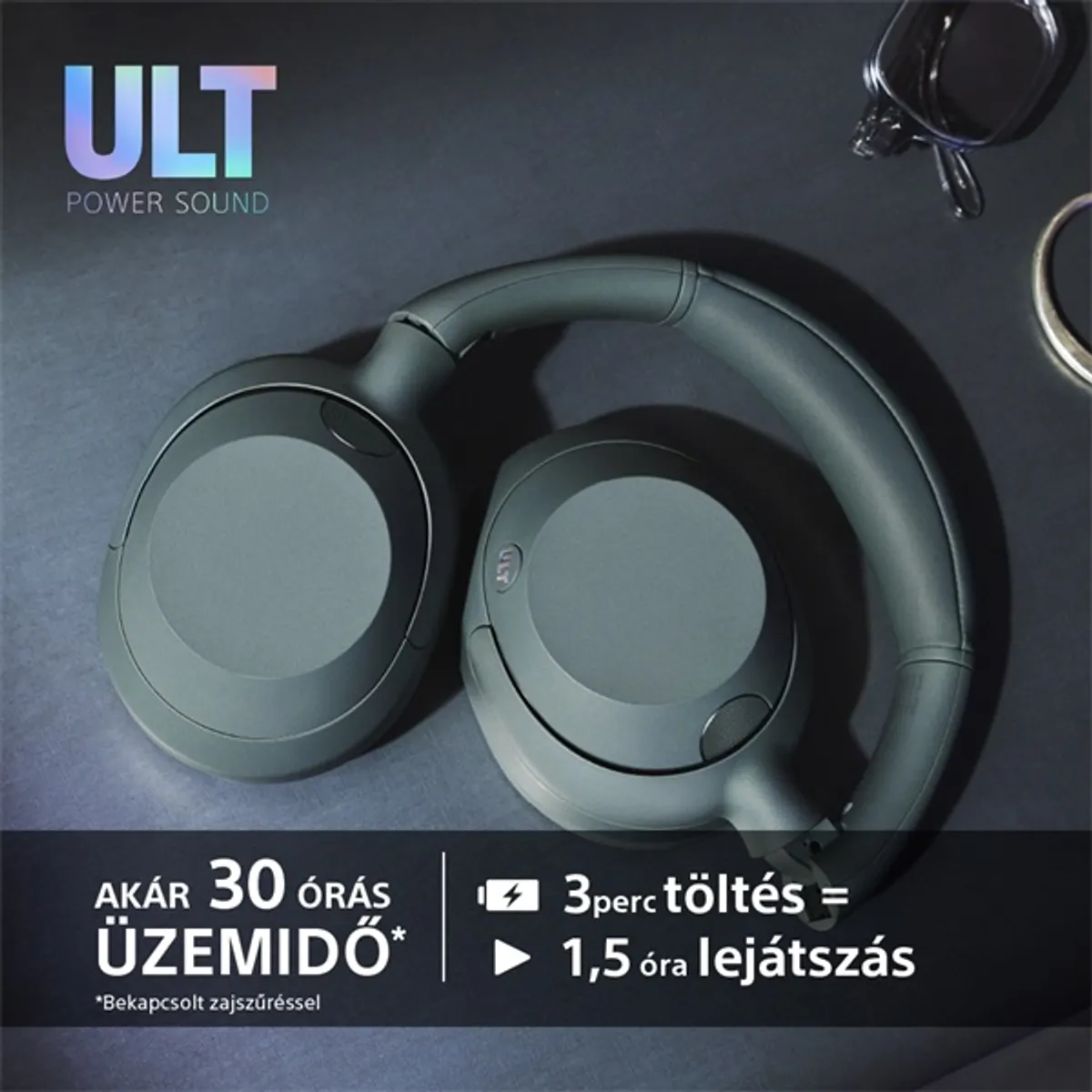 Sony WHULT900NW.CE7 ULT WEAR zajszűrős fehér Bluetooth fejhallgató #7