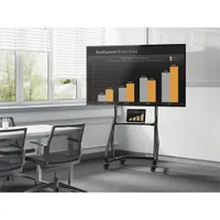 Hama 00220875 49"-100"-ig 1000x600 gurulós TV tartó állvány #6