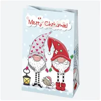 IRIS Karácsonyi ajándéktasak, 160x240x70 mm, különböző színekben és mintával #3