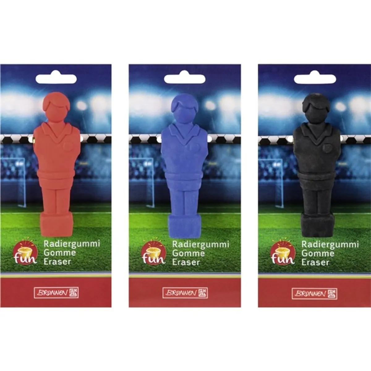 Brunnen asztali foci figura radír #2