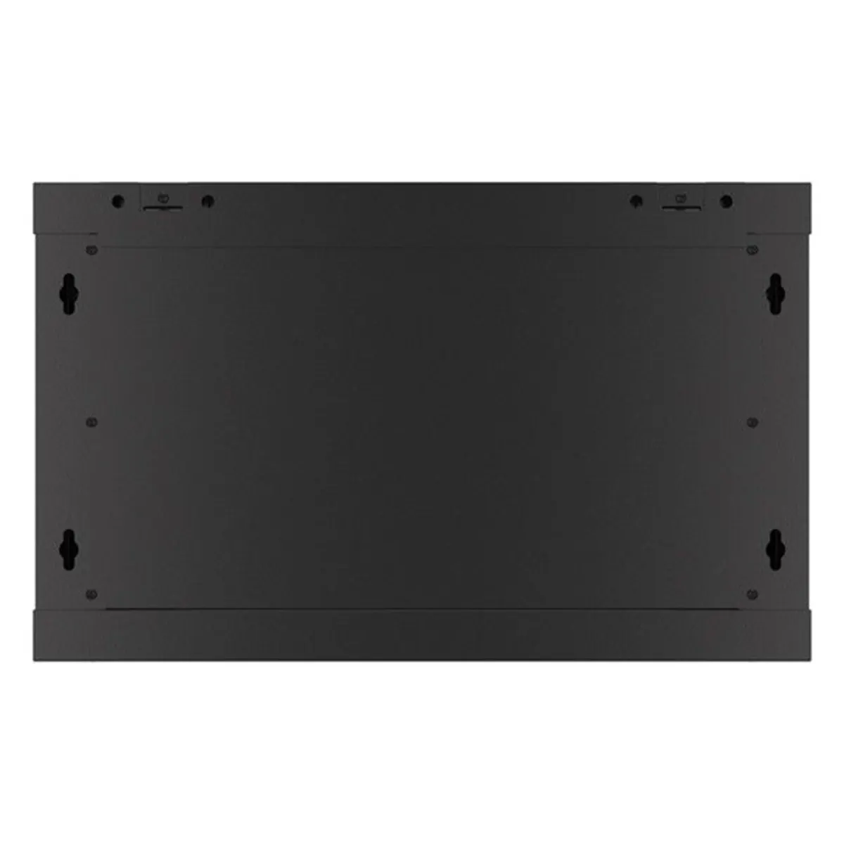 Lanberg WF01-6406-10B 19" 6U SZÉL:600mm MÉLY:450mm MAG:379mm lapraszerelt üvegajtós fekete fali rack szekrény #9