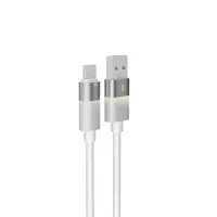 AVAX CB313 GLOWY 2m 18W USB-A - USB-C fehér gyorstöltő kábel #3