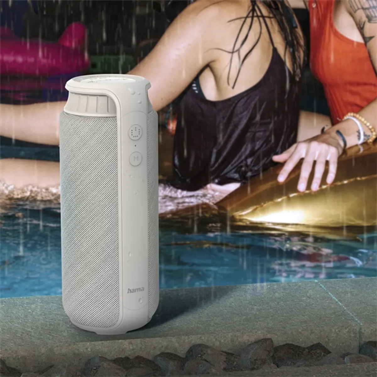 Hama 188201 "PIPE 2.0", 24W fehér bluetooth hangszóró #8