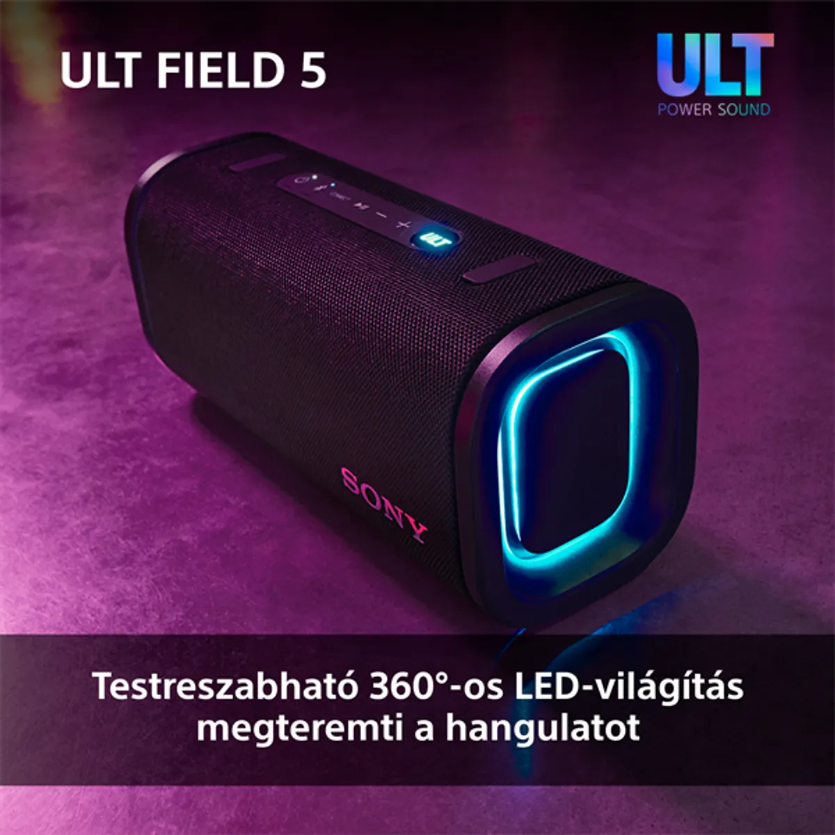 Sony ULT Field 5 fehér Bluetooth hangszoró #9