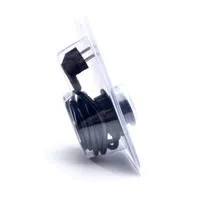 TOO GPS-201-1B IP20, 1x 2P+F, USB-A, fekete asztalba süllyeszthető elosztó #5