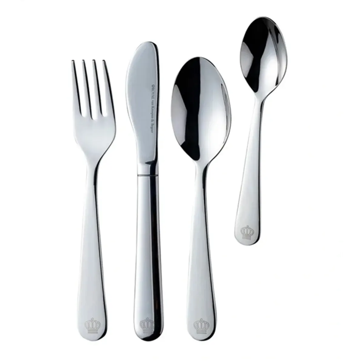 Royal Van Kempen & Begeer 4db-os prémium gyermek fém étkészlet #1