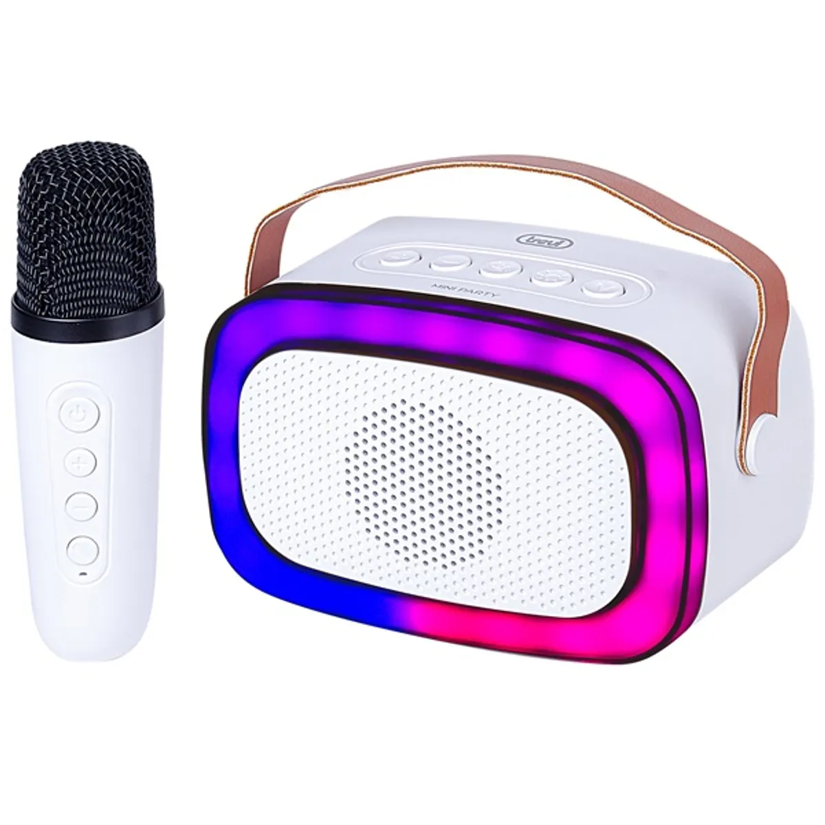 Trevi XR8A01 hordozható fehér gyermek Bluetooth party box #1