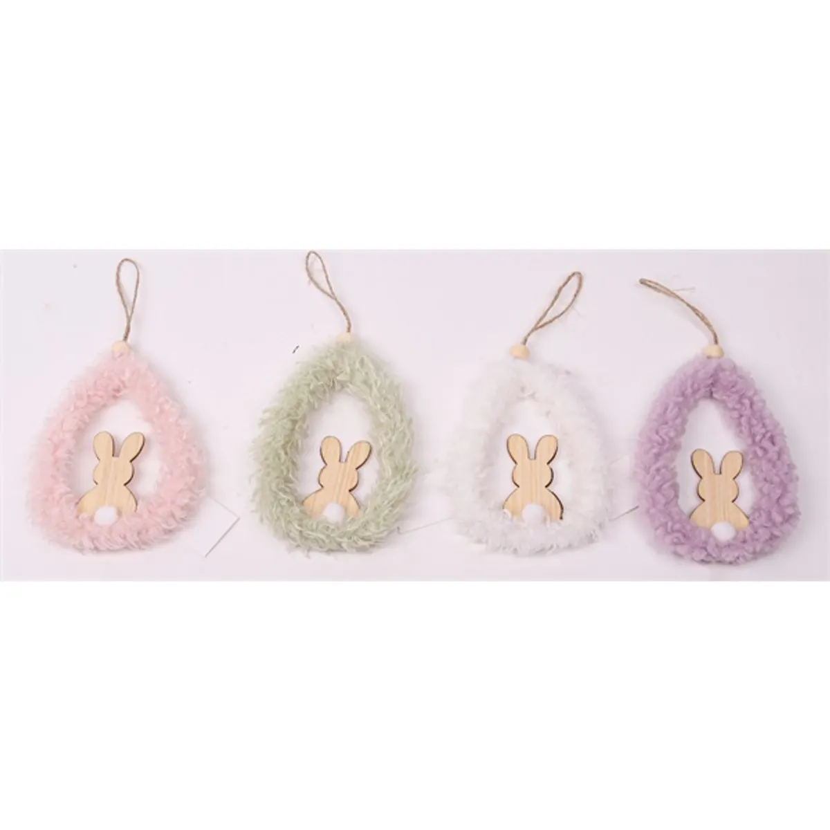 IRIS dekor akasztós tojásban nyuszi 4 féle szín #1