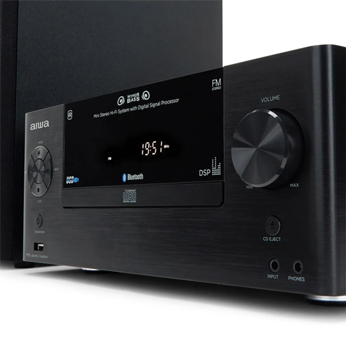 Aiwa MSBTU-500 fekete Midi HiFi rendszer #7