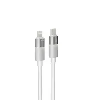 AVAX CB315 GLOWY 2m 27W USB-C - Lightning fehér gyorstöltő kábel #3
