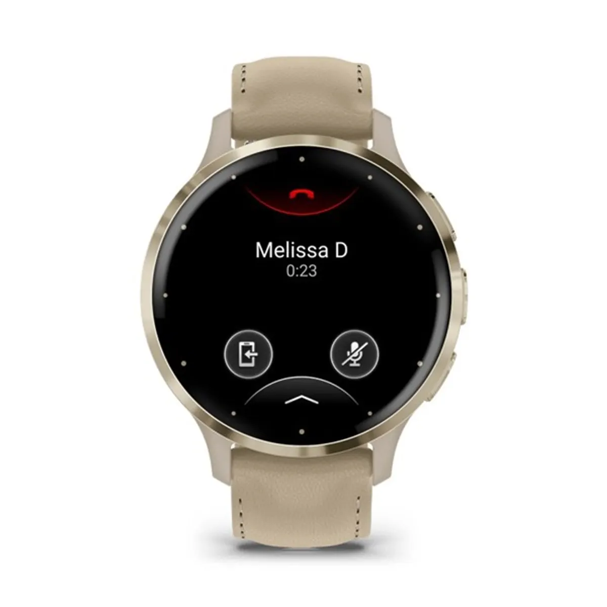 Garmin Venu 3S francia szürke-krémarany, bőr és szilikon szíjjal okosóra #8