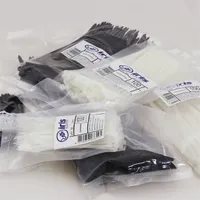 Iris Electric 100 db fehér 100x2,5mm kábelkötegelő, gyorskötöző, kötegelő #7