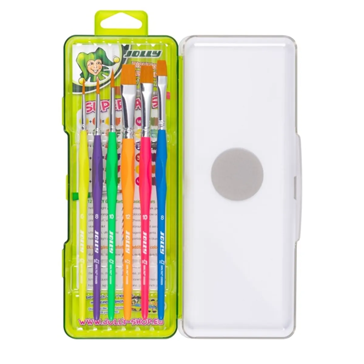 Jolly Neon 6 darabos ergonómikus fogós ecsetkészlet #4