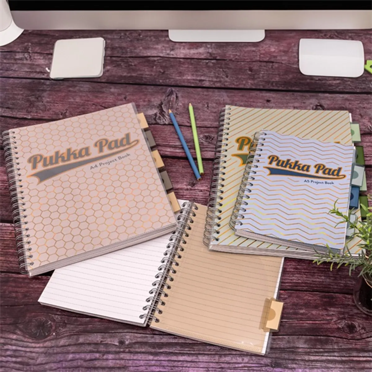 Pukka Pad Project Book Haze A4 PP 200 oldal vonalas spirálfüzet #3