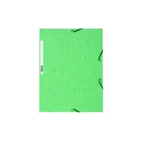 Exacompta A4 világoszöld prespán gumis mappa