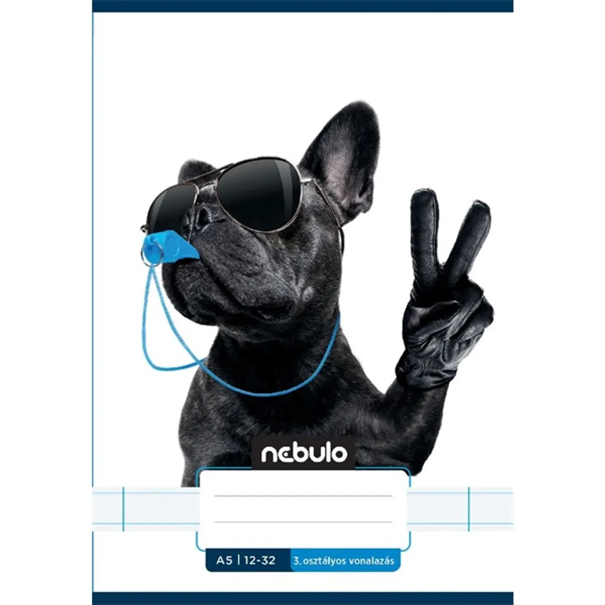 Nebulo Vagány minták A5 3. osztályos 12-32 tűzött vonalas füzet #2