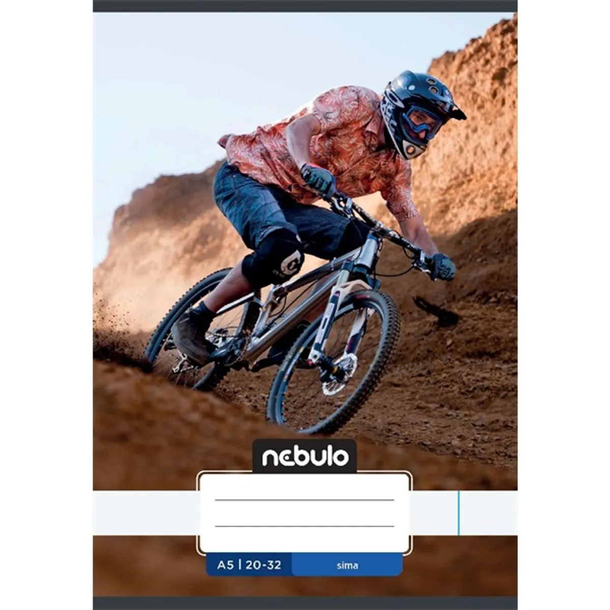 Nebulo Vagány minták A5 20-32 tűzött sima füzet #1