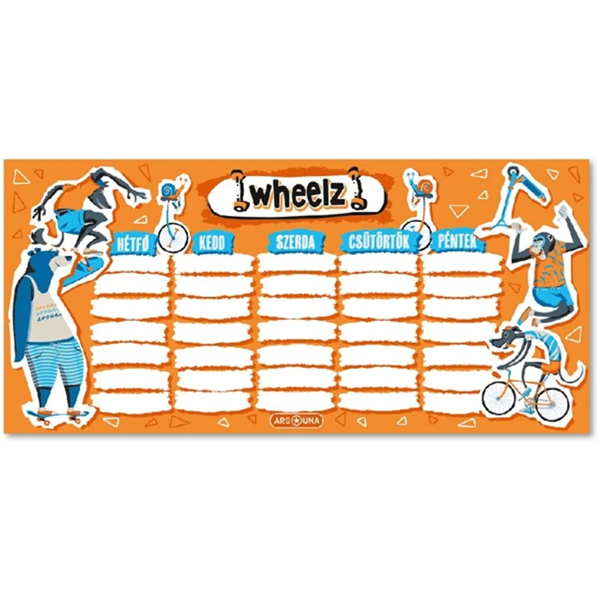 Ars Una Wheelz 23 (5262) 1 lapos órarend #1