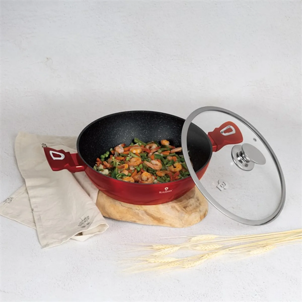 Blaumann BL-3984 Burgundy Collection 3,8L 28 cm alacsony lábas fedővel #5