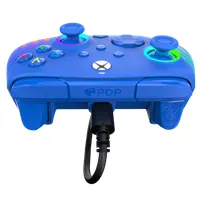PDP 049-024-BL Afterglow Wave Xbox Series X|S/Xbox One/PC vezetékes RGB LED kék kontroller #6