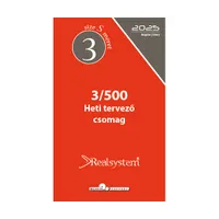 Realsystem 3/500 éves heti beosztású gyűrűs naptár kiegészítő