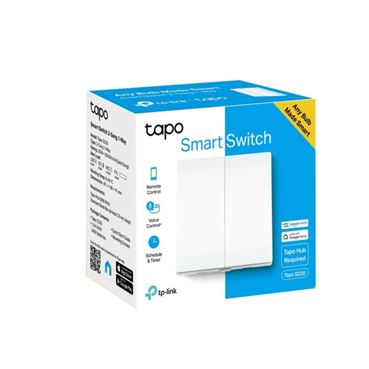 TP-Link Tapo S220 fehér okos villanykapcsoló #7