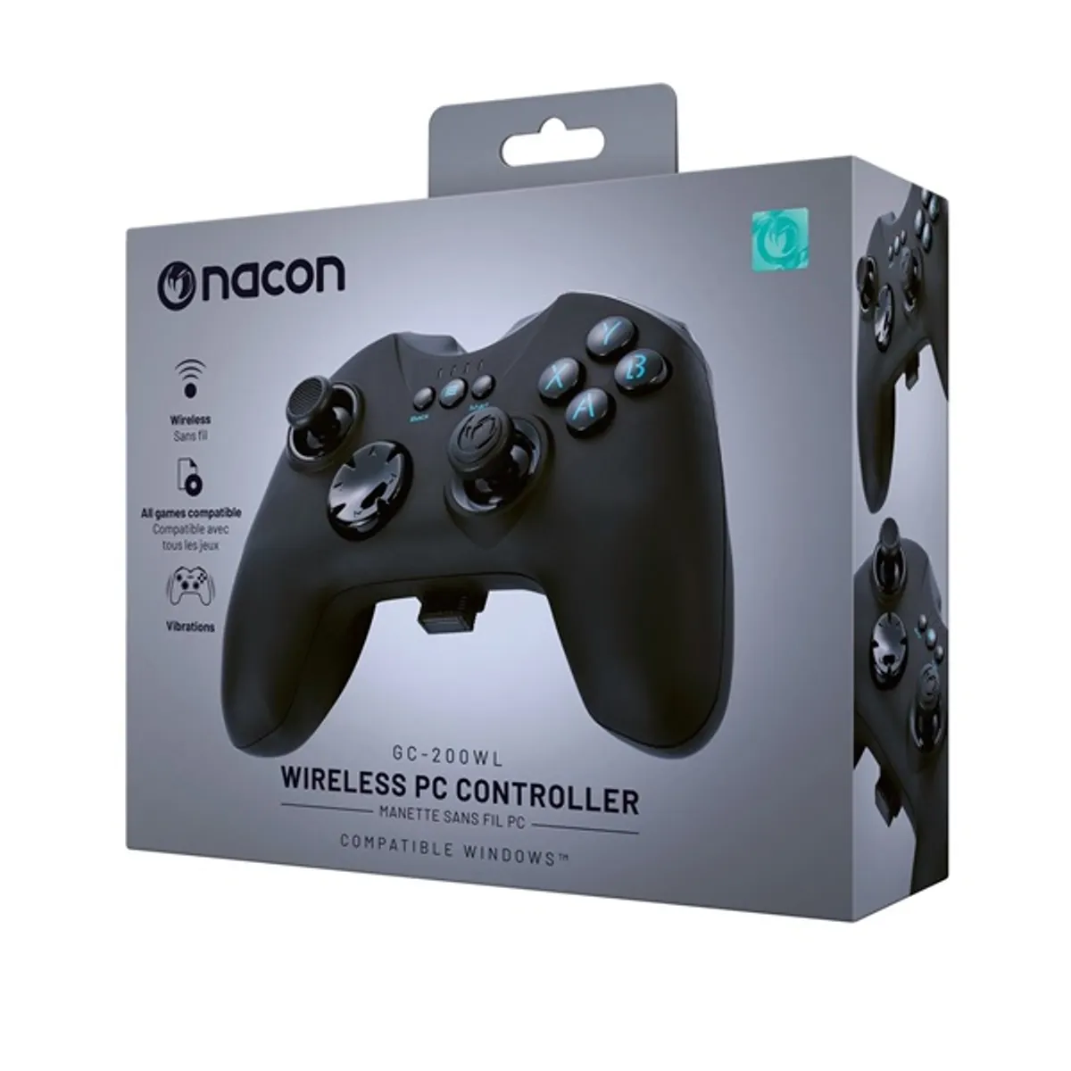 Nacon 2809122 GC-200WL PC vezeték nélküli fekete kontroller #4