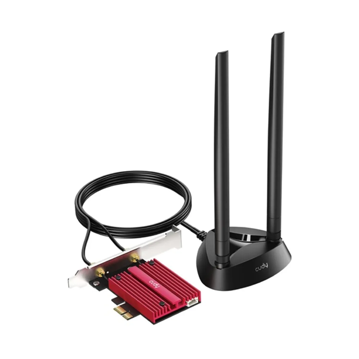 CUDY WE4000 háromsávos AX5400 WiFi 6E, intel AX210, Bluetooth 5.2, PCI Express hálózati kártya #1