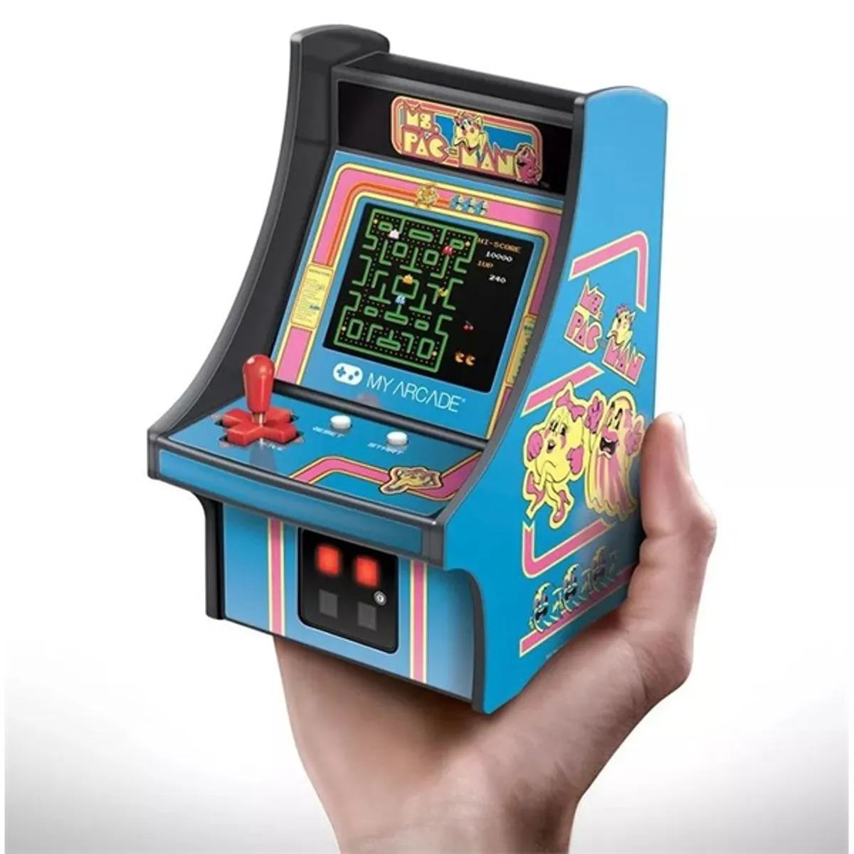 My Arcade DGUNL-3230 Ms. Pac-Man Micro Player Retro Arcade 6.75" hordozható kézikonzol #3